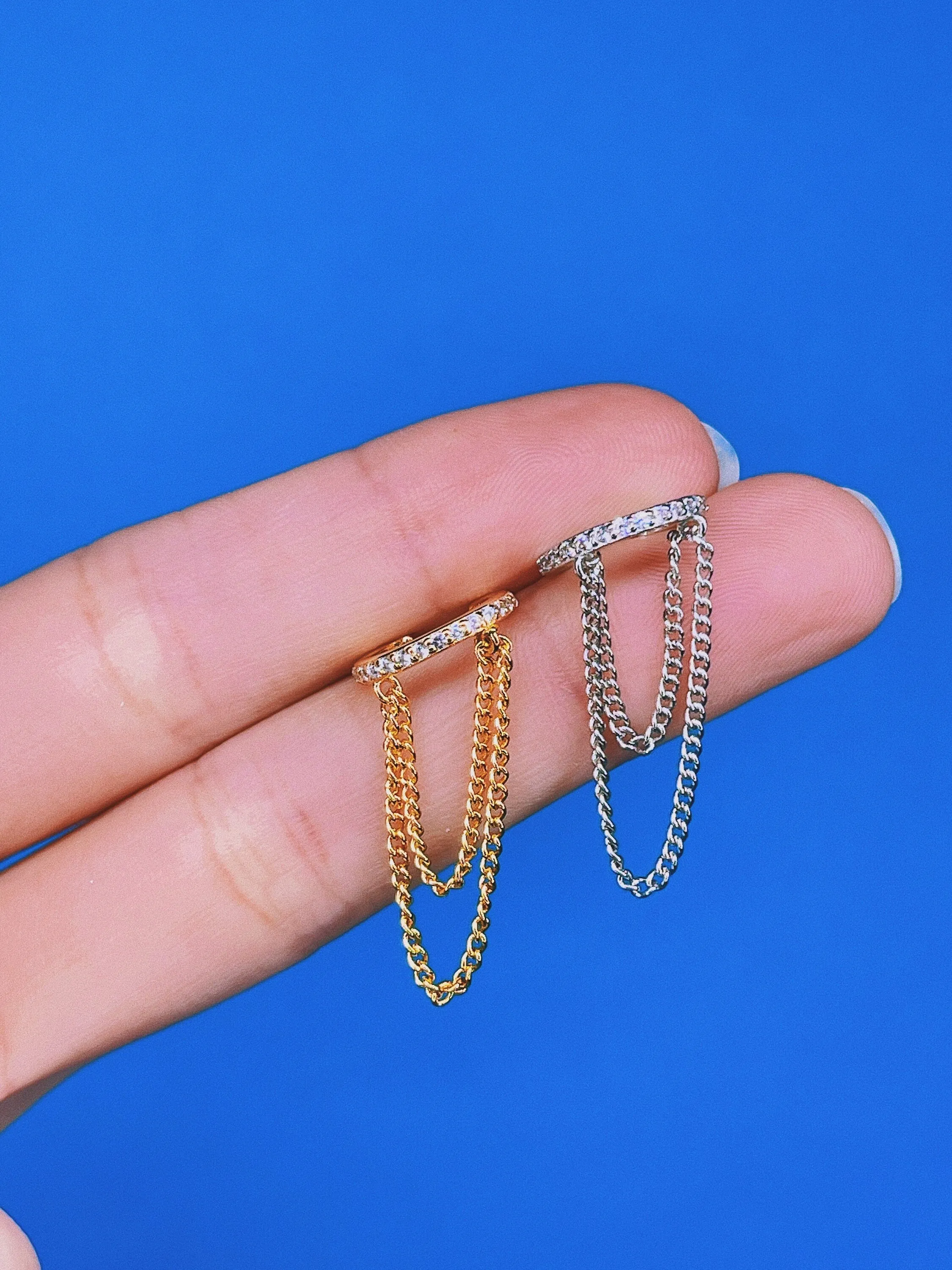 Crystal Studded Ear Cuff