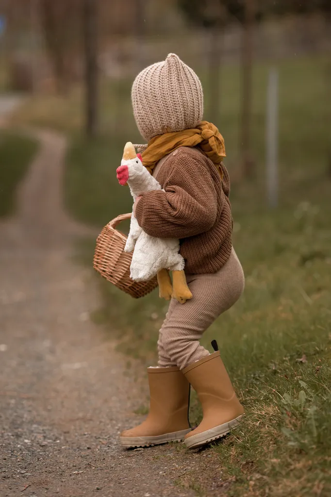 Cuddly Animal Chicken - Small