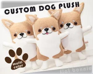 Custom Dog stuffed animal - Plush clone of your puppy - Multi-Color