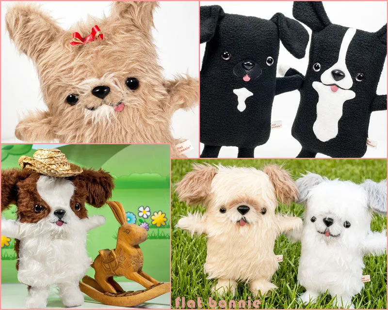 Custom Dog stuffed animal - Plush clone of your puppy - Multi-Color