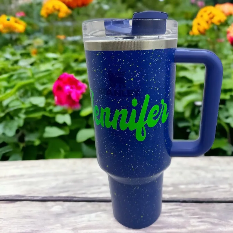 Custom Name Decal Sticker-Stanley Cup Accessories