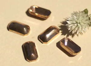 Dapped Pointy 3D Hollow Emerald Shape 10.5mm x 5.5mm Finding Jewelry Metalworking Finding Variety of Metals