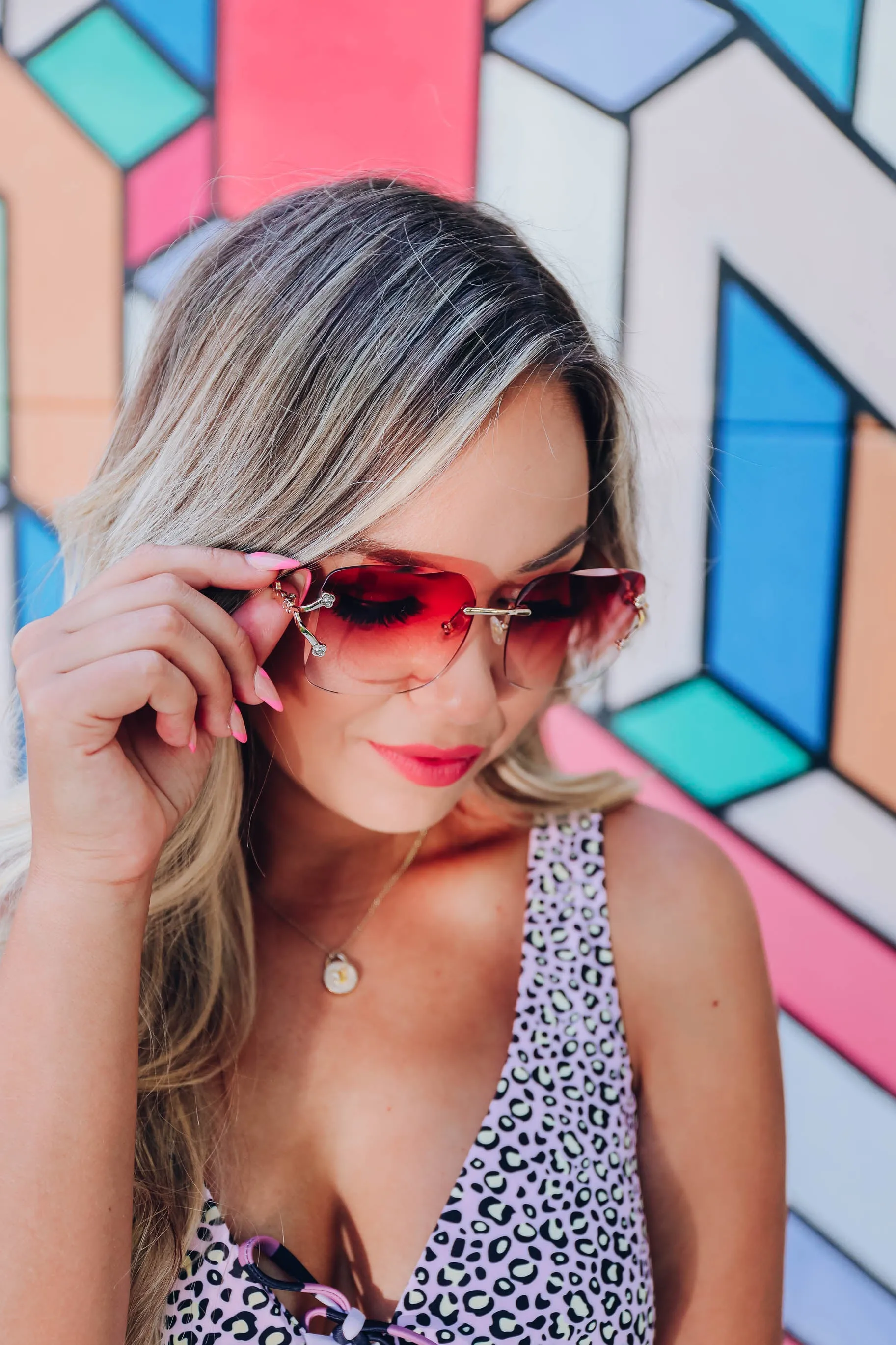 Dazey Sunglasses - Peach