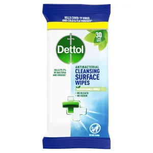 Dettol Surface Cleanser 30 Wipes PMP