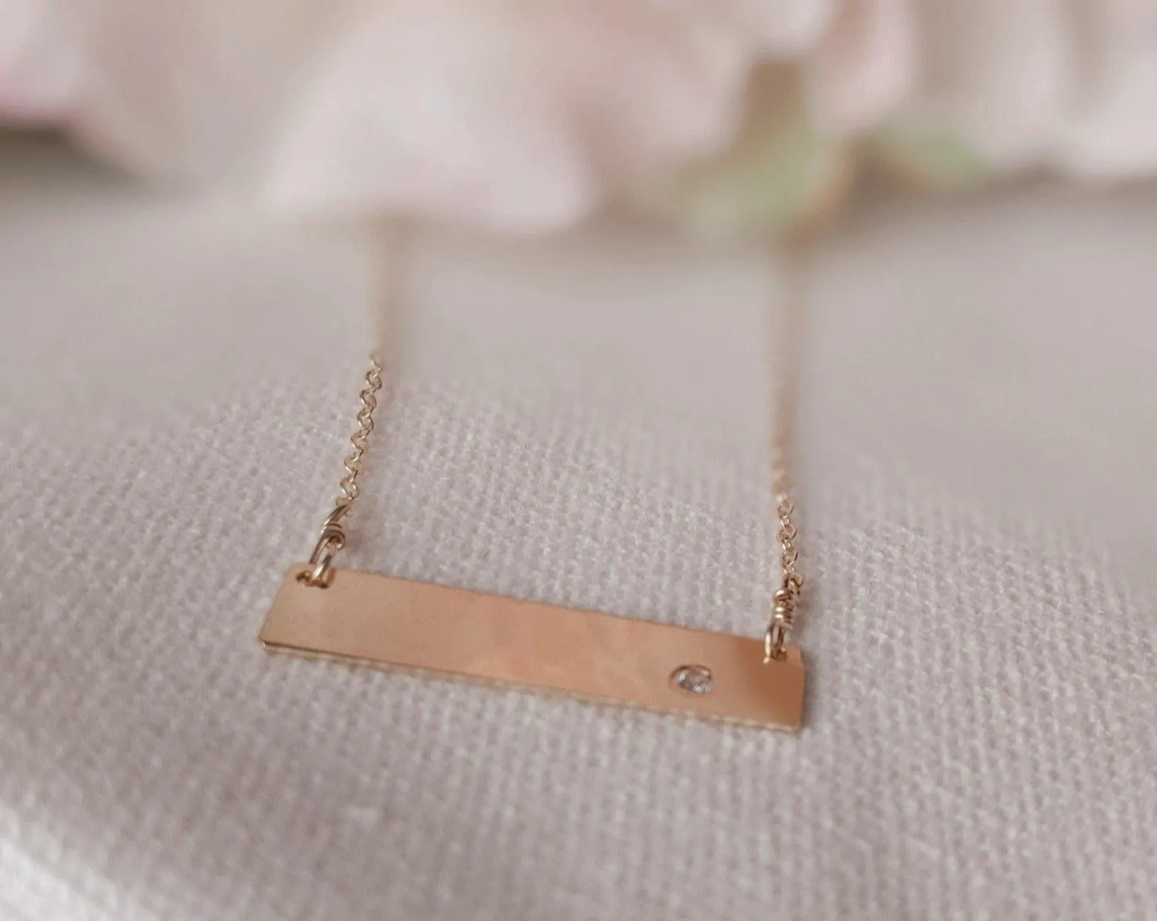 Diamond Clean Slate Necklace