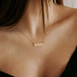 Diamond Clean Slate Necklace