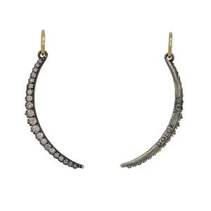 Diamond Crescent Moon Charm