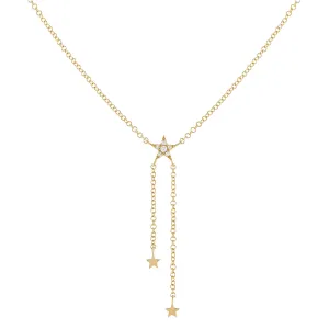 Diamond Star Lariat 14K