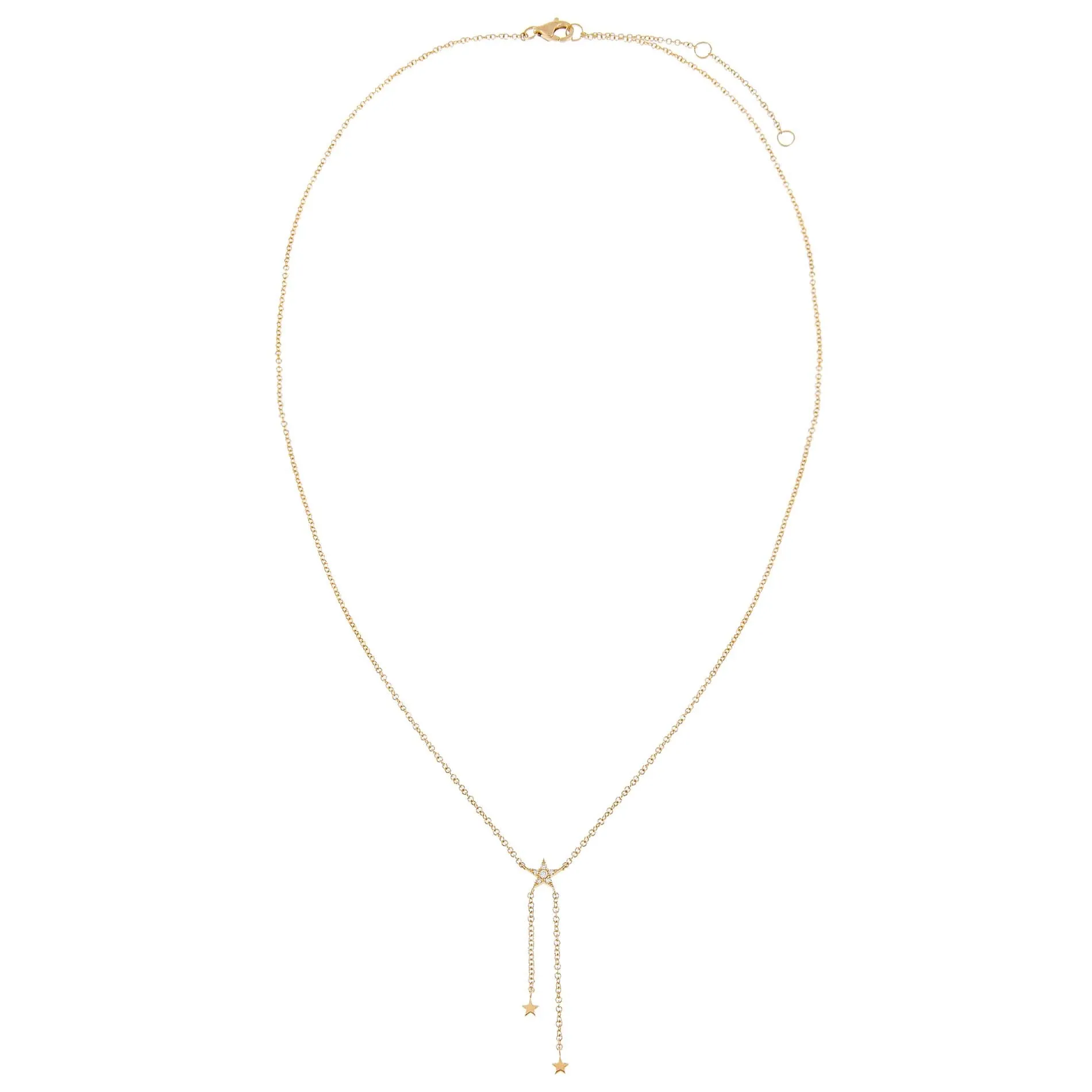 Diamond Star Lariat 14K