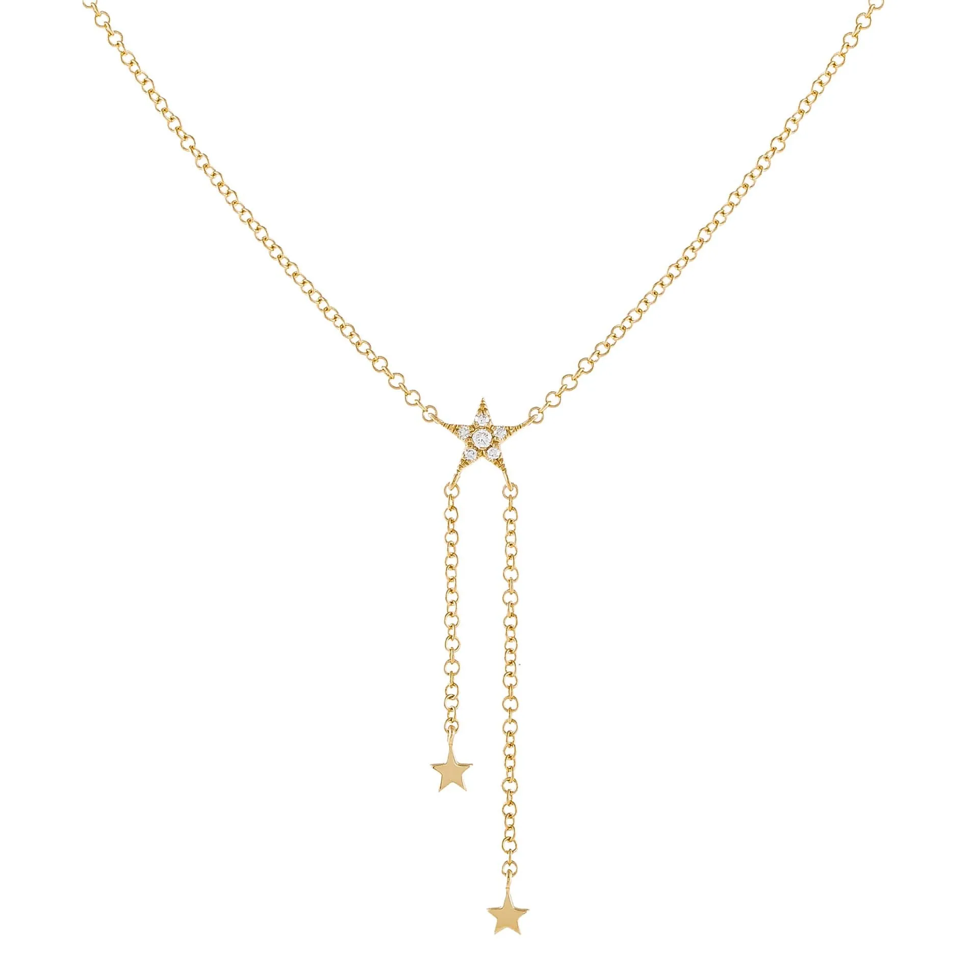 Diamond Star Lariat 14K