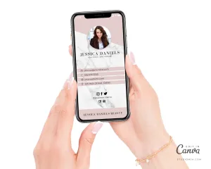 Digital Realtor Business Card - Marble