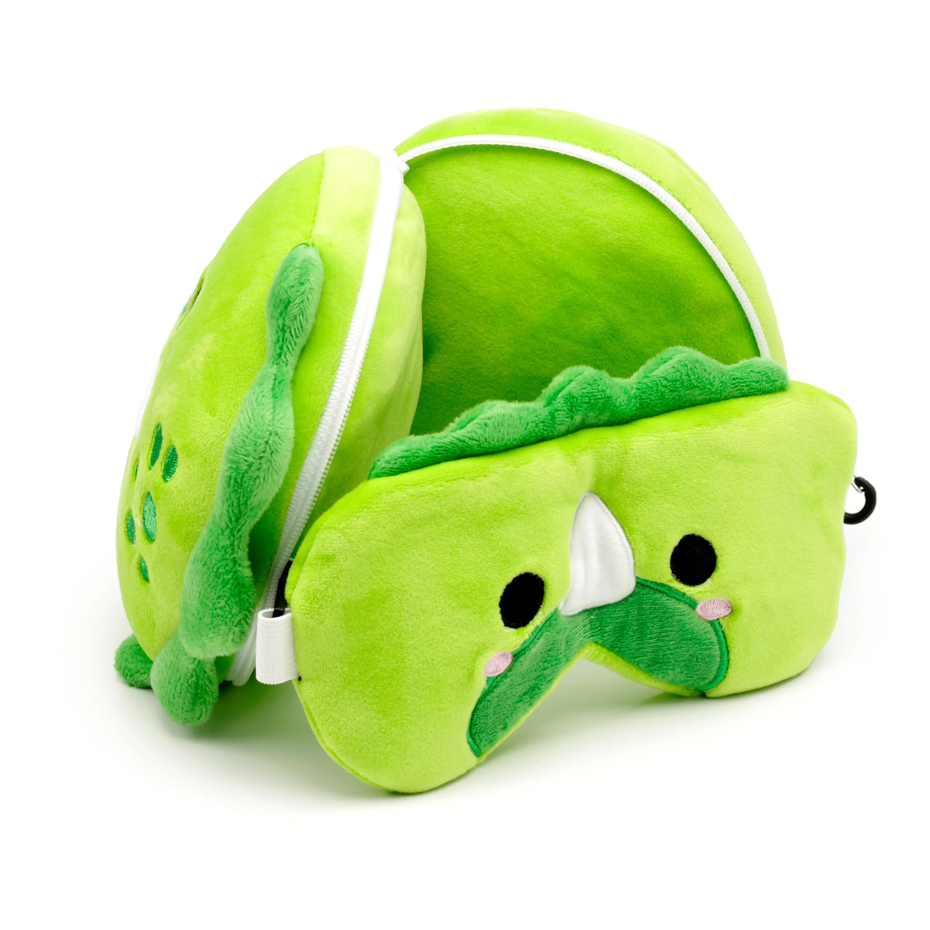 Dinosaur Relaxeazzz Plush Round Travel Pillow & Eye Mask Set