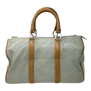 Dior Denim Logo Hardware Boston Bag