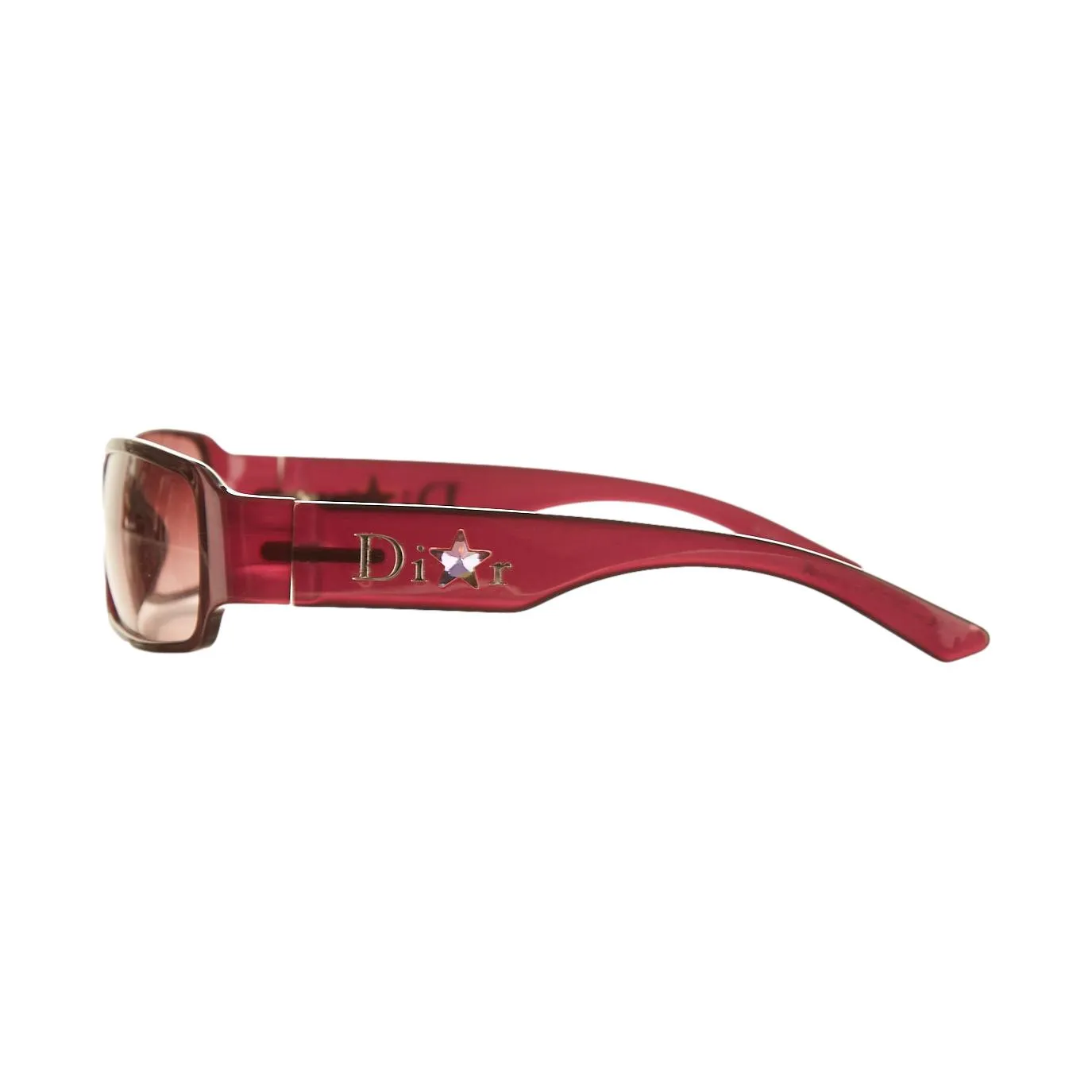 Dior Maroon 'Shiny Dior 1' Sunglasses