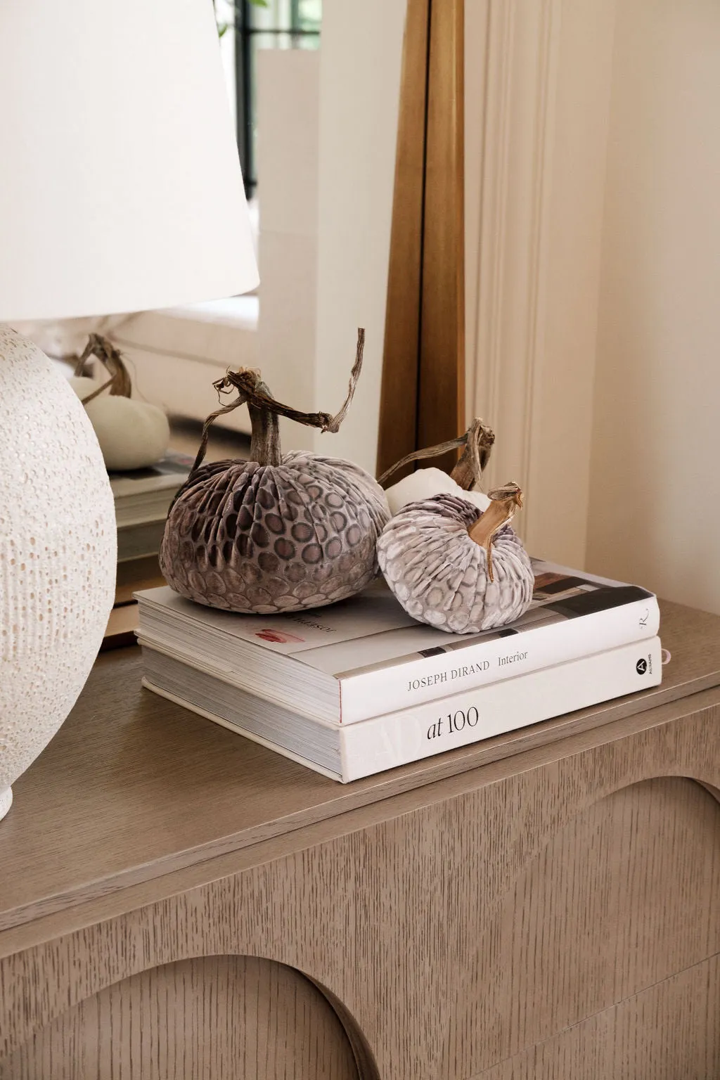 Dove Dot Velvet Pumpkin