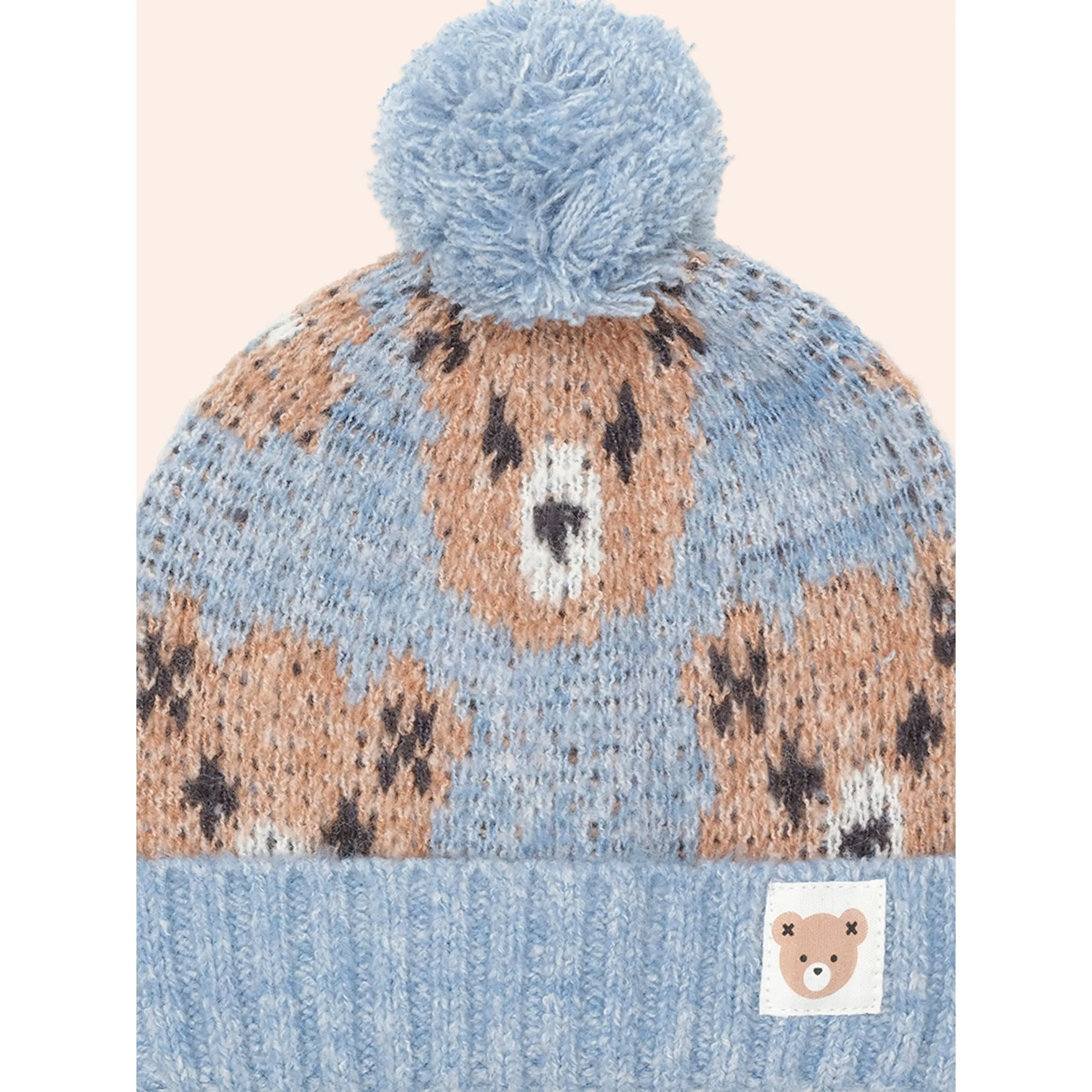 Dusk Blue Huxbear Knit Beanie