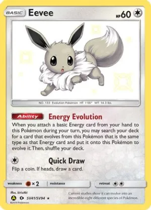 Eevee SV41/94 - Shiny Vault Pokemon Holofoil