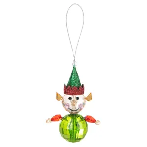 Elf Acrylic Ornament, Crystal Expressions