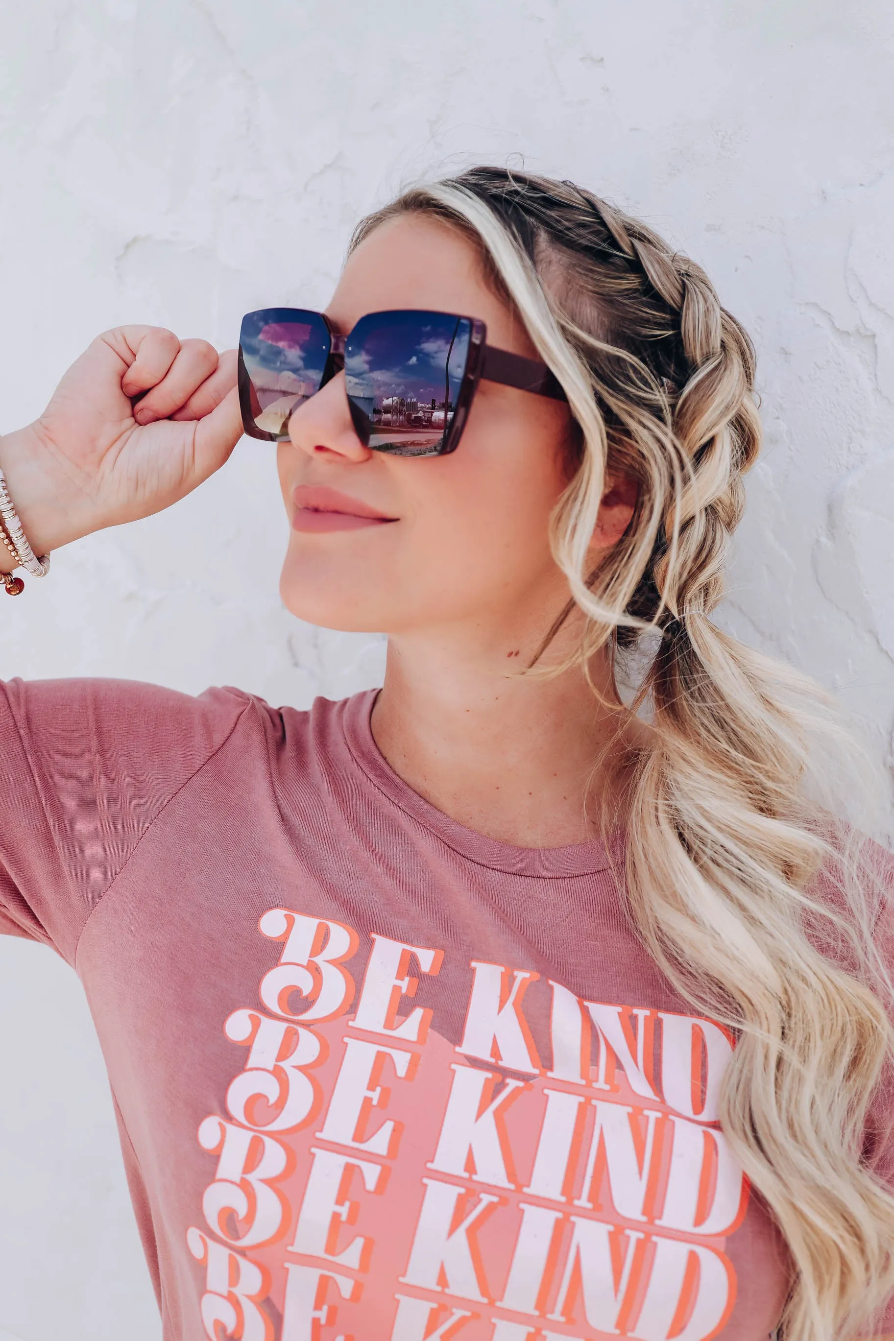 Ellure Square Sunglasses - Brown
