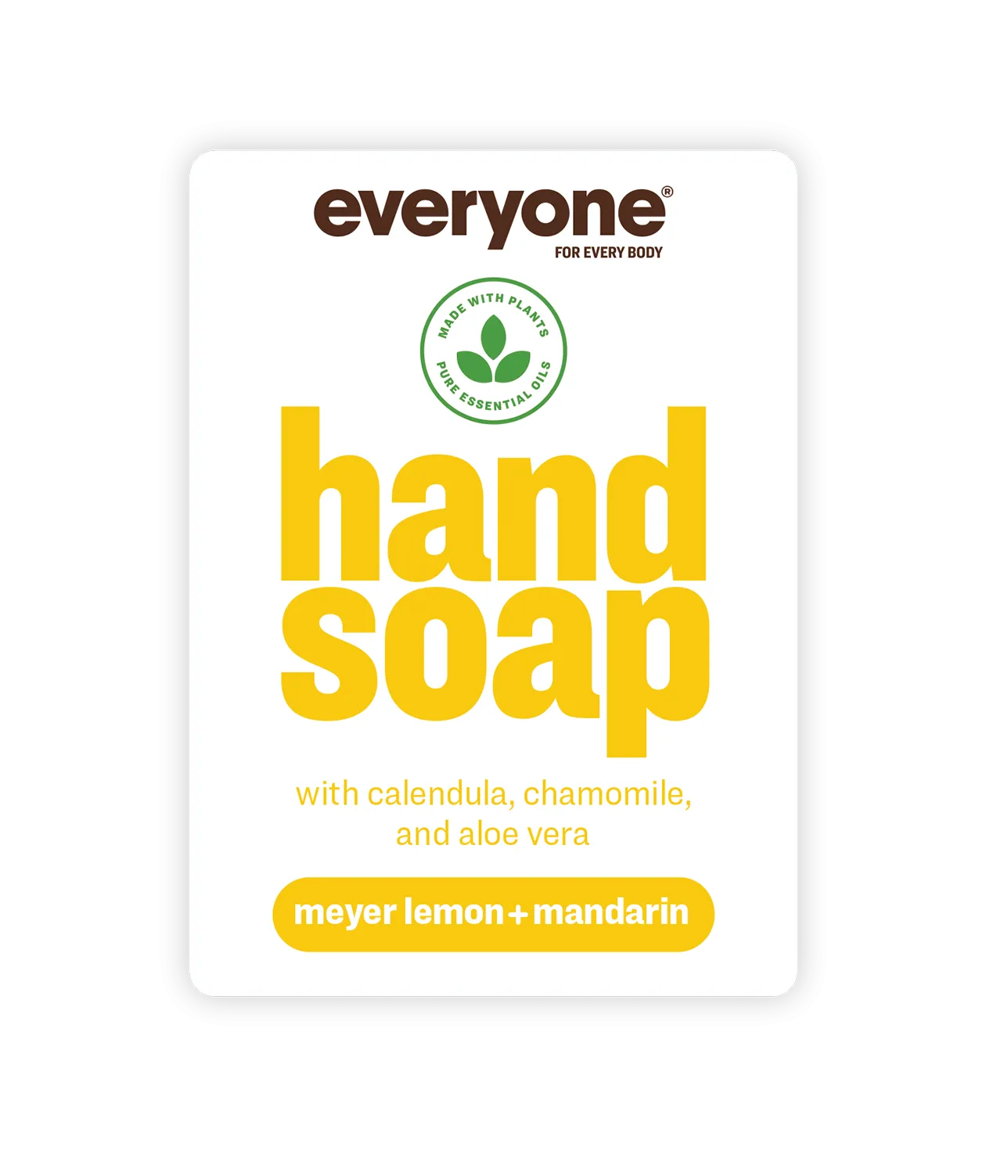 Everyone Meyer Lemon and Mandarin Hand Soap Decal