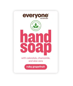 Everyone Ruby Grapefruit Hand Soap Decal