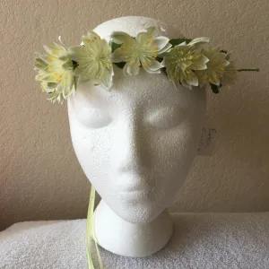 Extra Small Wreath - Pale green pointy flowers  