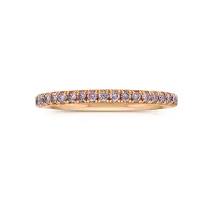 FANCY PINK ETERNITY BAND