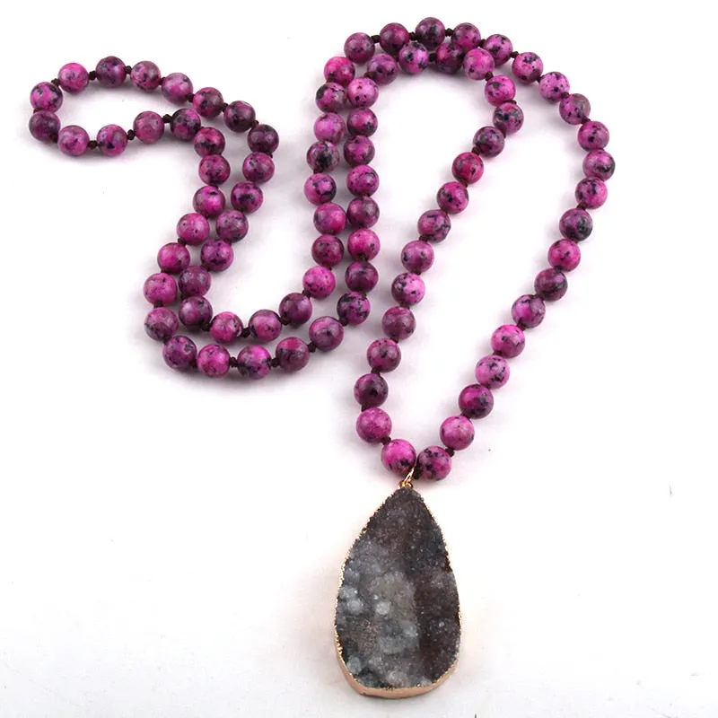 Fashion Stone Pendant Necklace