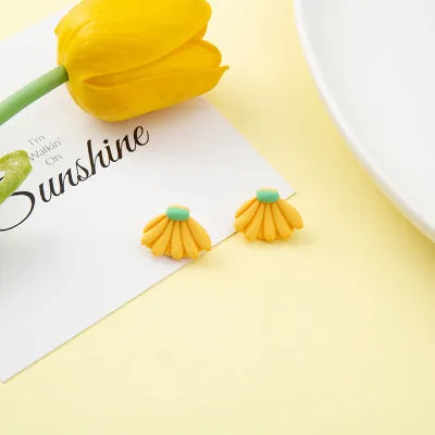 Fashion yellow earrings yc23111