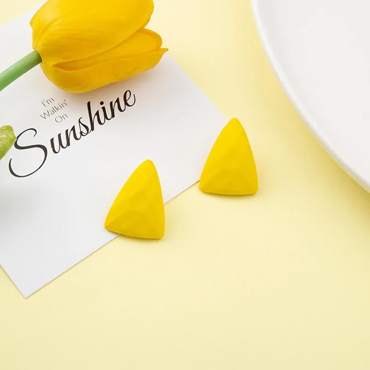 Fashion yellow earrings yc23111