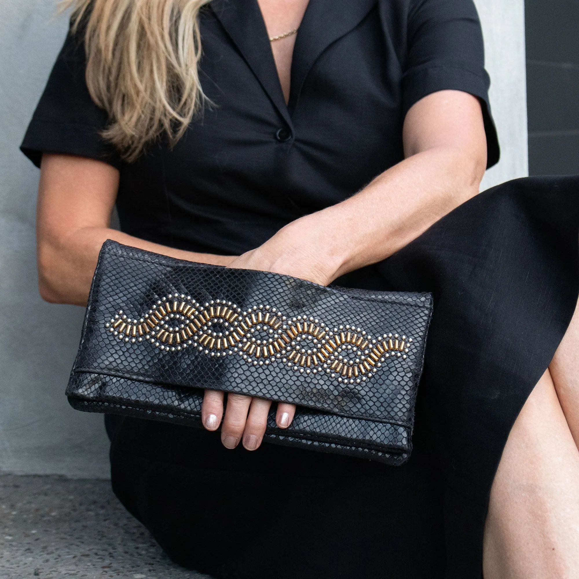 Fava Topaz Clutch