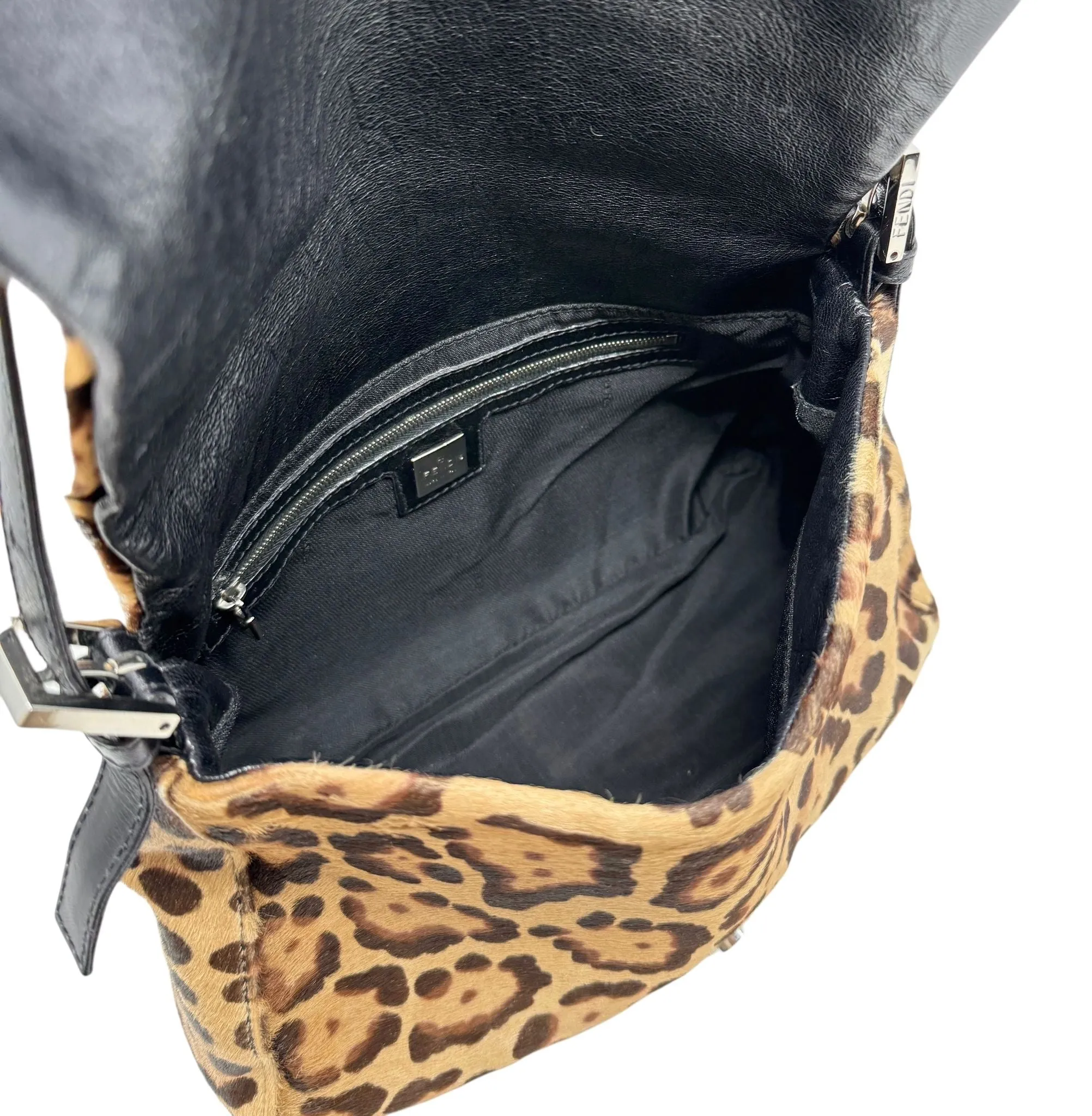 Fendi Cheetah Calf Hair Baguette