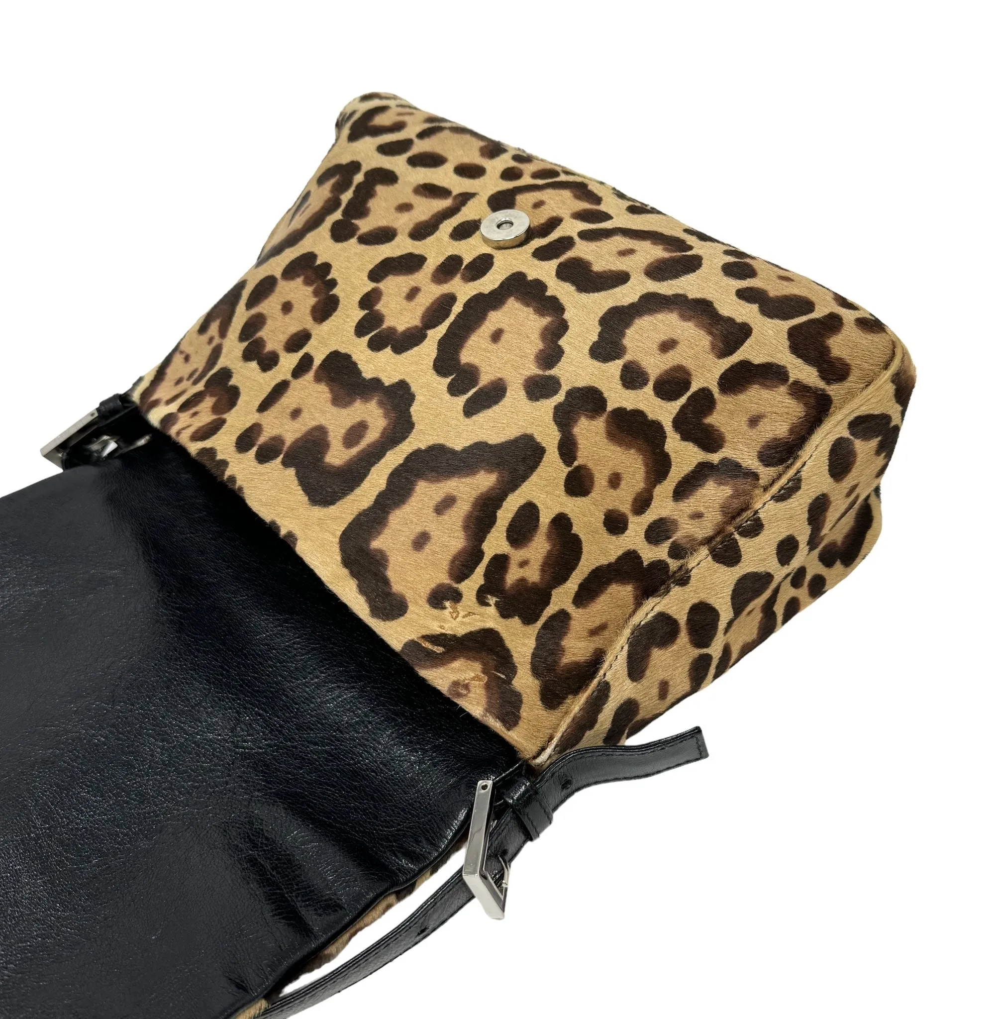 Fendi Cheetah Calf Hair Baguette