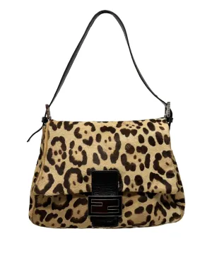 Fendi Cheetah Calf Hair Baguette