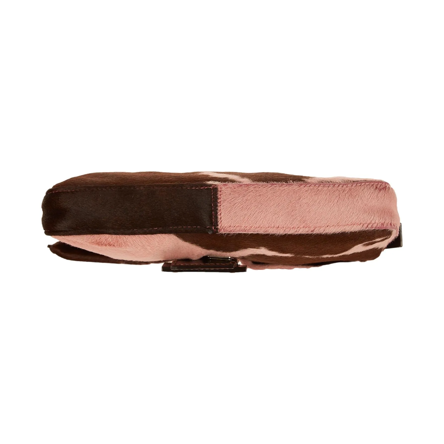 Fendi Pink Cowprint Baguette