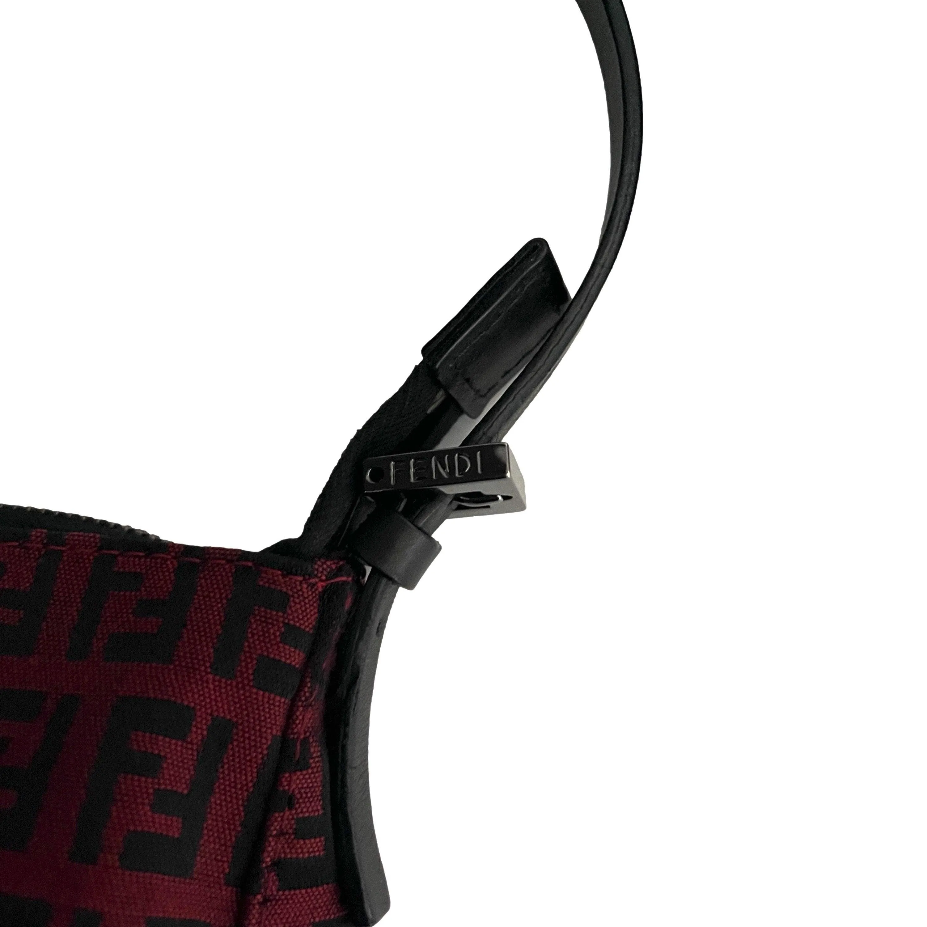 Fendi Red Monogram Mini Shoulder Bag
