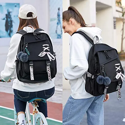 FENGDONG Kids Girls Bookbag