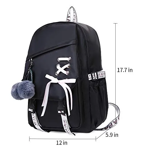FENGDONG Kids Girls Bookbag