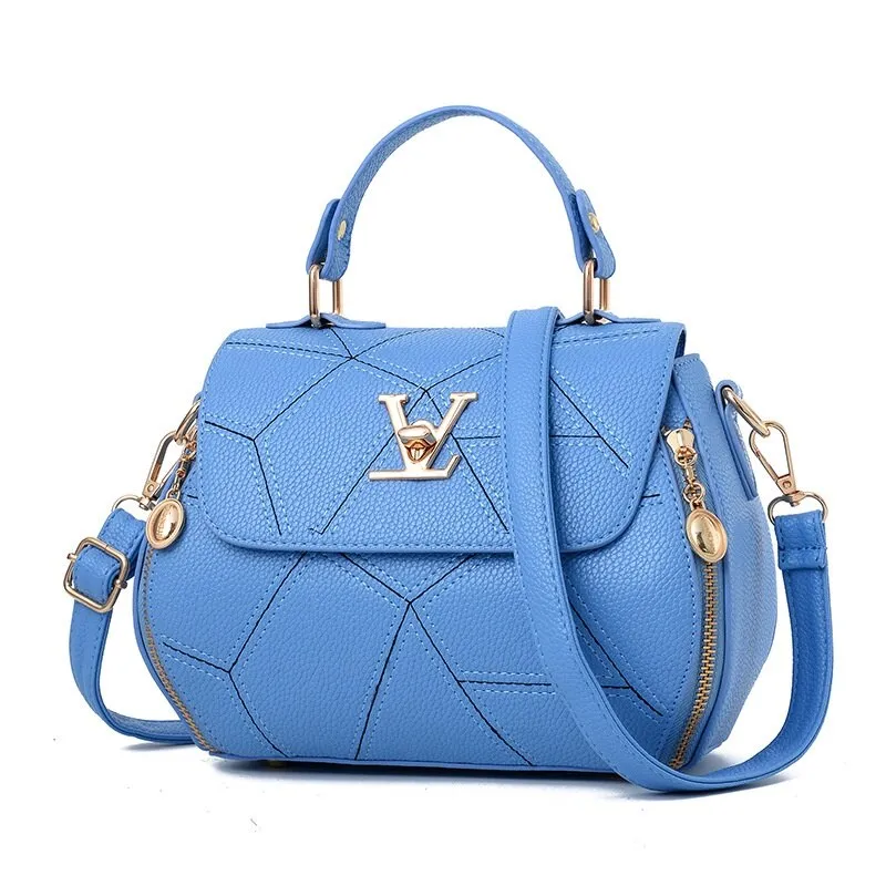 Flap V Brand Womens Bag Luxury Leathe Handbags Shell thread Ladies Clutch Designer Bag Sac A Main Femme Bolsas Women'sTote Purse