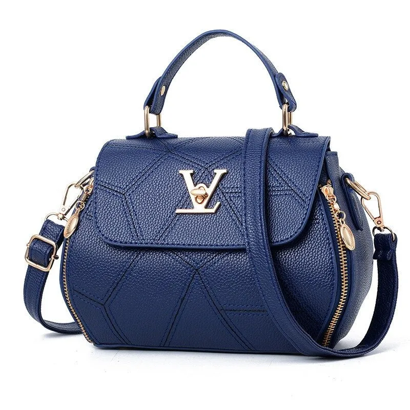 Flap V Brand Womens Bag Luxury Leathe Handbags Shell thread Ladies Clutch Designer Bag Sac A Main Femme Bolsas Women'sTote Purse