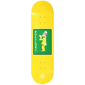 Folklore - Mail Man Yellow 8.375" Skateboard Deck