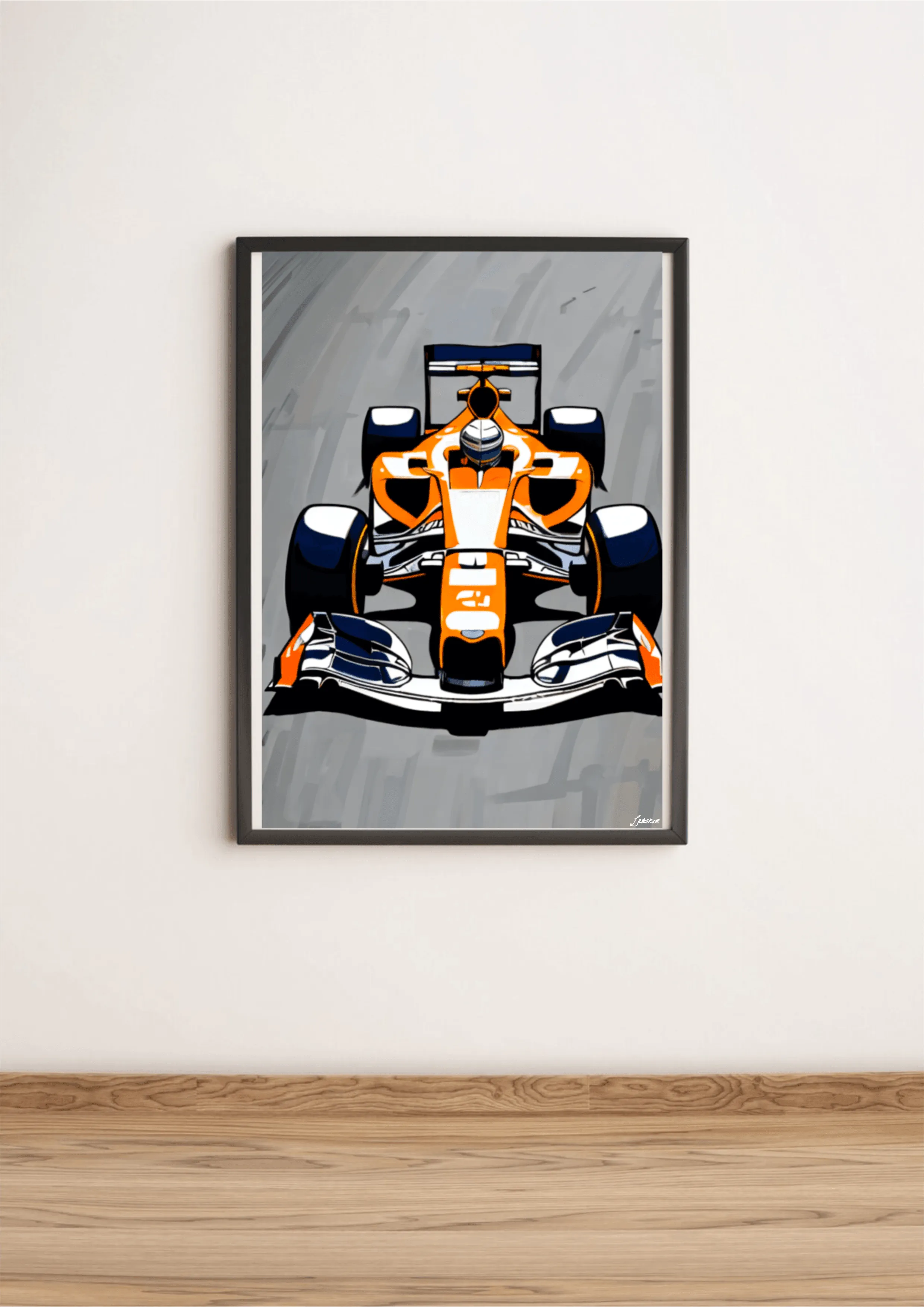 Formula 1 Art Print | High-Speed Racing Wall Decor A3–A5