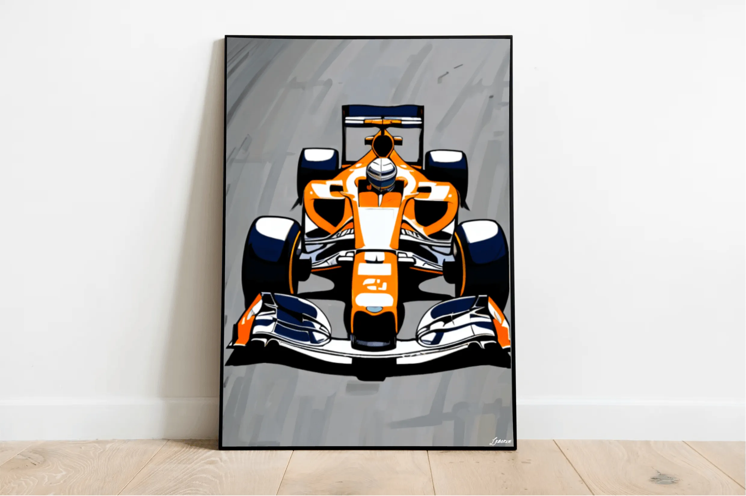 Formula 1 Art Print | High-Speed Racing Wall Decor A3–A5