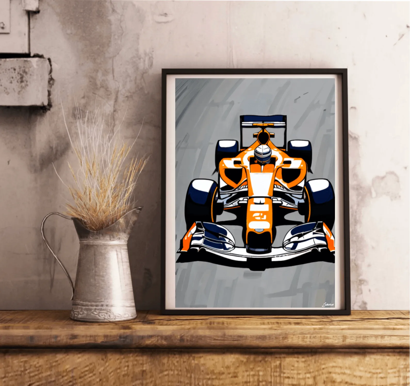 Formula 1 Art Print | High-Speed Racing Wall Decor A3–A5