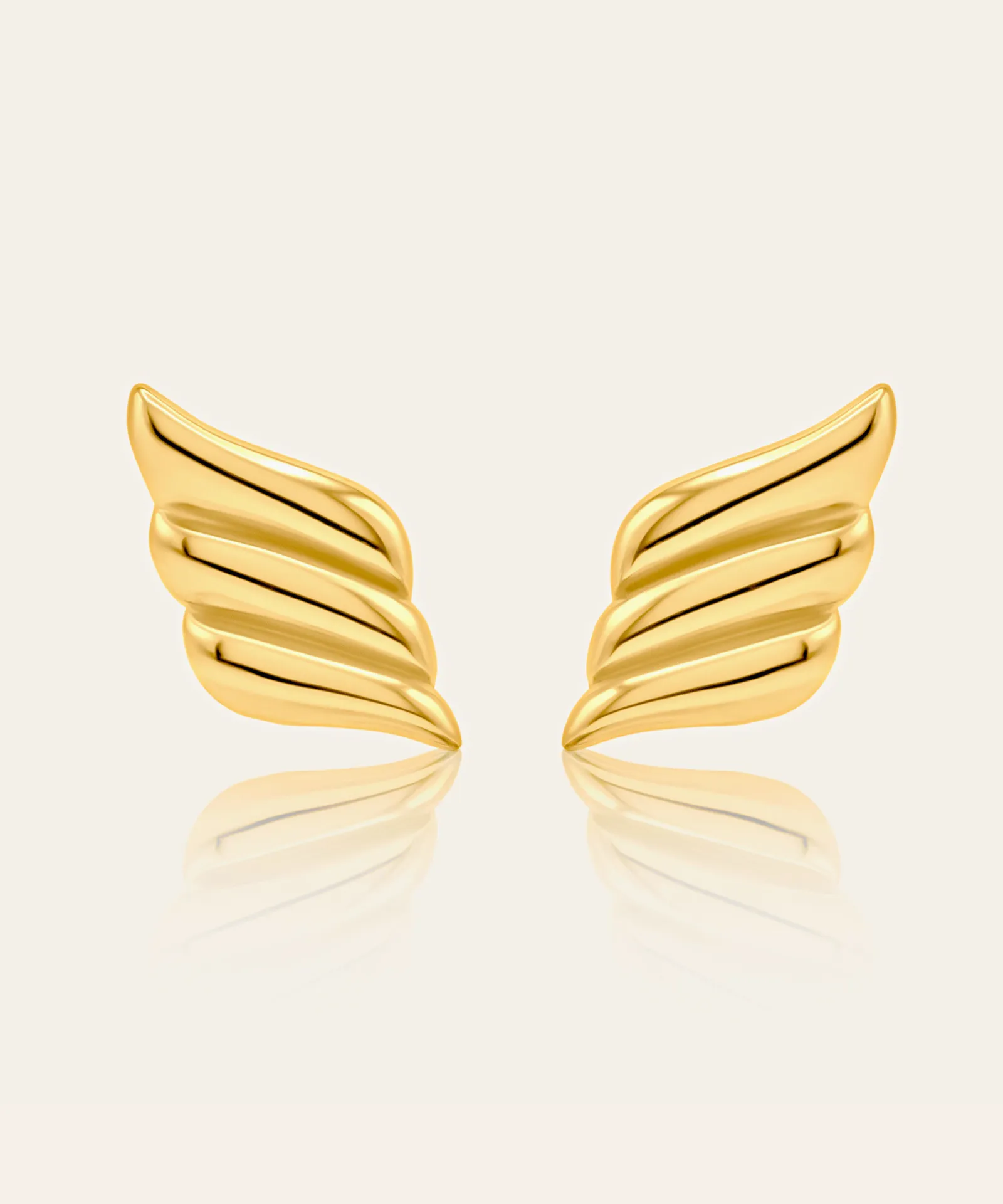 Francesca Gold Wing Earrings