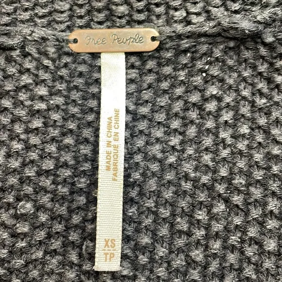 FREE PEOPLE Warm &amp; Cool Knit Moto Jacket