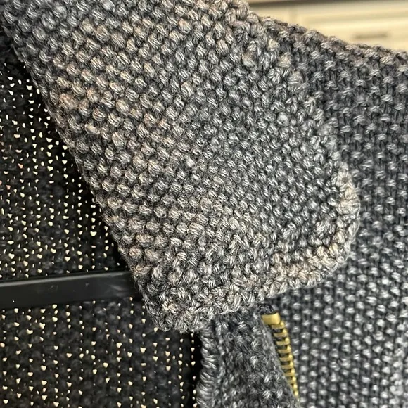 FREE PEOPLE Warm &amp; Cool Knit Moto Jacket