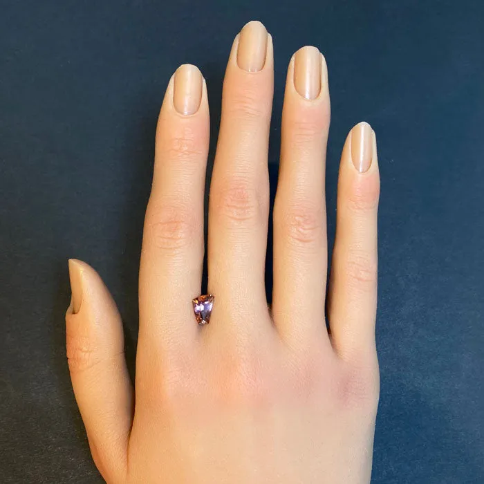 Freeform Faceted Fancy Tanzanite 1.65 Carats