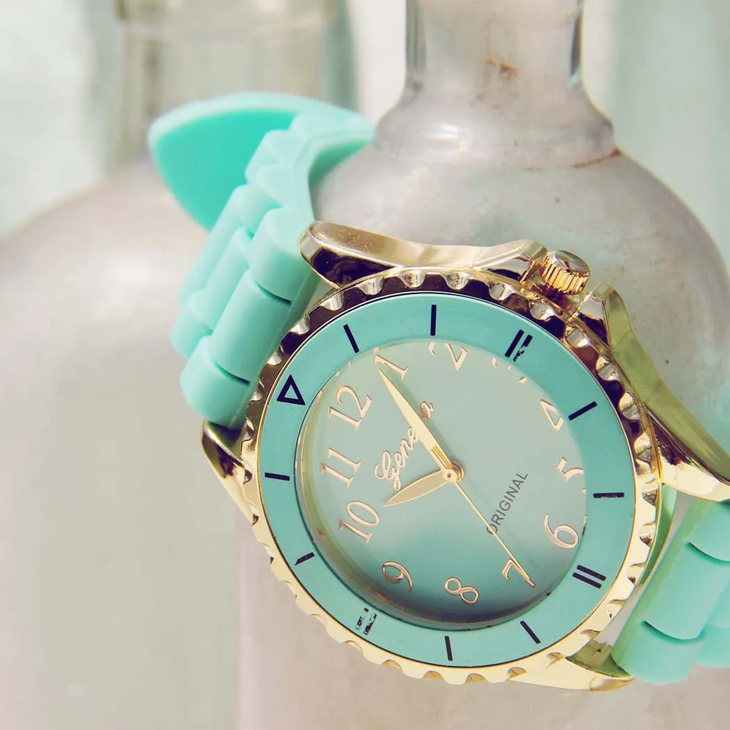 Frosted Mint Watch