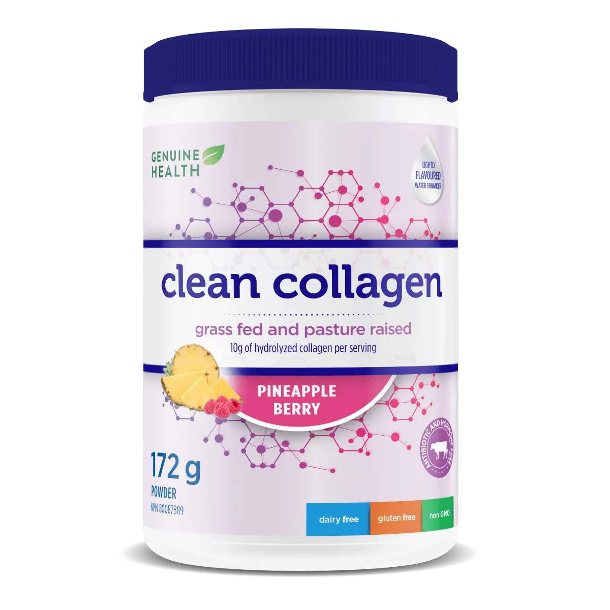 Genuine Health Clean Collagen - Pineapple Berry